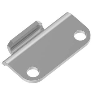 Toggle Style Draw Latch, Keeper, Steel, Zinc Plate, Bright chromate - Image 1