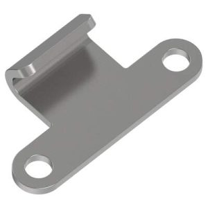 Toggle Style Draw Latch, Keeper, Steel, Zinc Plate, Bright chromate - Image 1