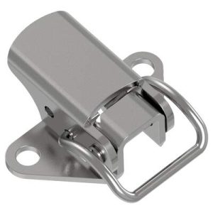 Toggle Style Draw Latch, Small Size, Exposed Mount, Stainless Steel, Passivated