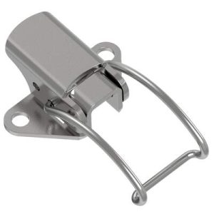 Toggle Style Draw Latch, Small Size, Exposed Mount, Stainless Steel, Passivated