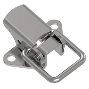 Toggle Style Draw Latch, Small Size, Exposed Mount, Stainless Steel, Passivated