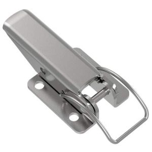 Toggle Style Draw Latch, Medium Size, Exposed Mount, Stainless Steel, Passivated - Image 1