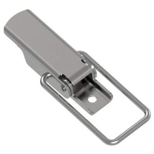 Toggle Style Draw Latch, Large Size, Concealed Mount, Stainless Steel, Passivated - Image 1