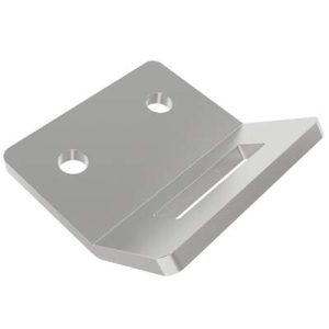 Draw Latch, Keeper, Stainless Steel, Natural