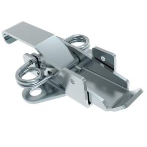 Draw Latch, Wire sealing, Short Blade, Steel, Zinc Plate, Bright chromate