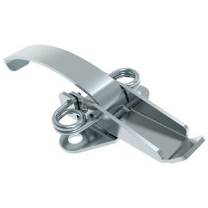 Draw Latch, No Restriction, Medium size blade, Steel, Zinc Plate, Bright chromate