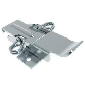 Draw Latch, No Restriction, Short Blade, Steel, Zinc Plate, Bright chromate