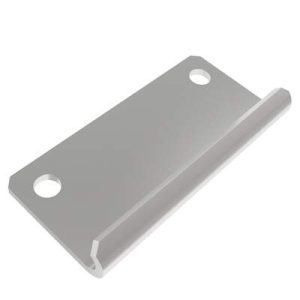 Draw Latch, Keeper, Short Blade, Stainless Steel, Natural