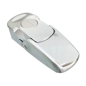 Draw Latch, Key Locking, Small Size, Zinc Alloy, Chrome Plated, Polished